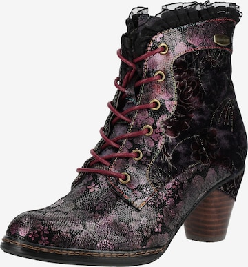Bottines à lacets Laura Vita en noir : devant