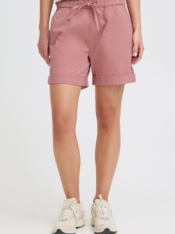 Oxmo Regular Chino ' OXChanel ' in Roze: voorkant