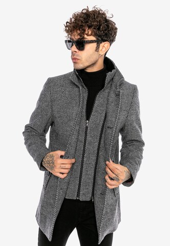 Redbridge Between-Seasons Coat 'Cannock' in Grey: front