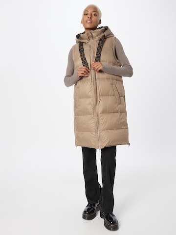 Herrlicher Vest in Brown: front