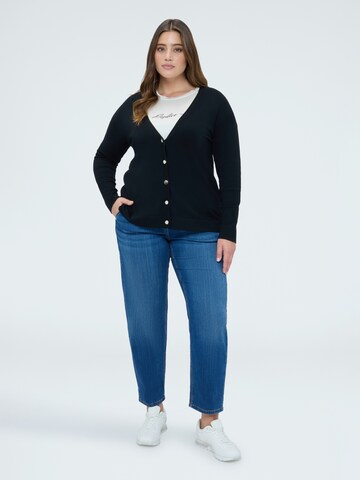 Fiorella Rubino Knit cardigan in Black