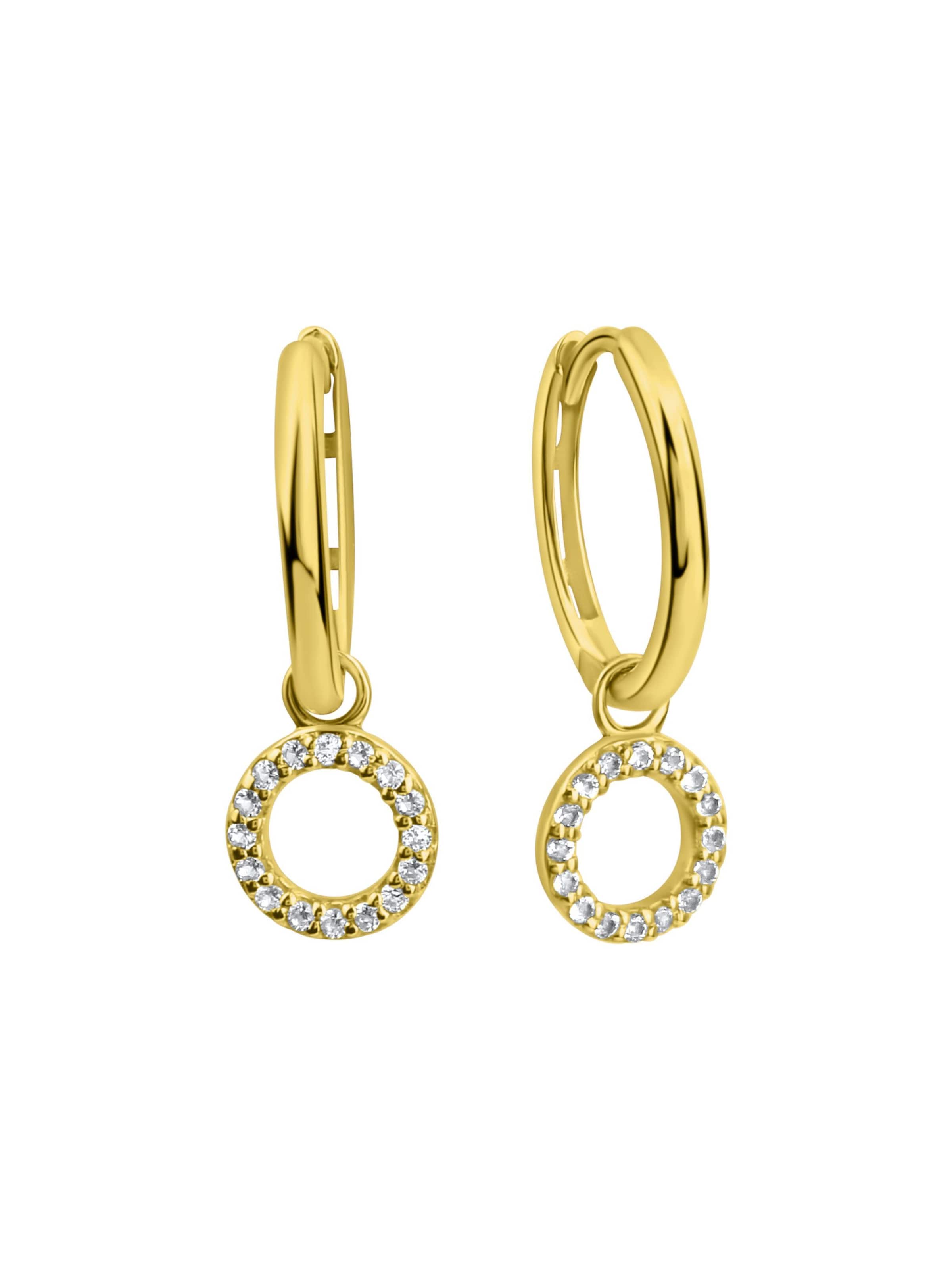 Boucles d'oreilles Fascination by Ellen K. en jaune : devant
