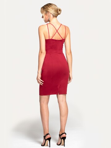 HotSquash Φόρεμα κοκτέιλ σε κόκκινο