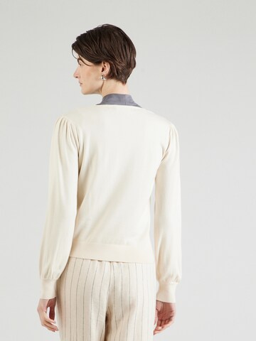 VERO MODA Sweater 'VMHOLLYKARIS' in Beige