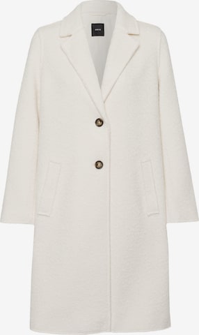 zero Between-Seasons Coat in White: front