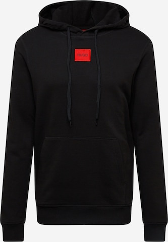 HUGO Red Sweatshirt 'Daratschi214' in Schwarz: predná strana