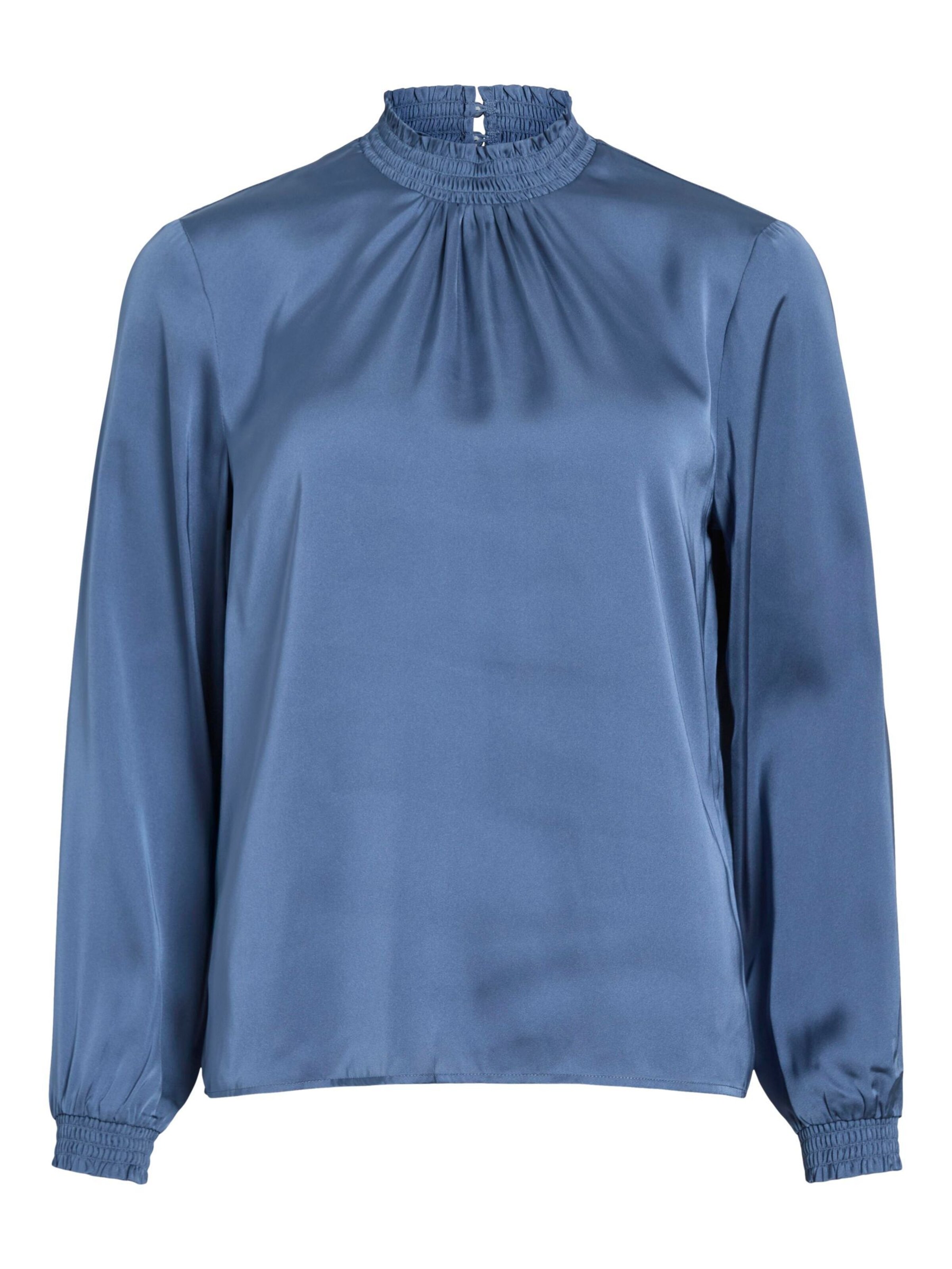 VILA Blouse 'VISofie' in Blauw: voorkant
