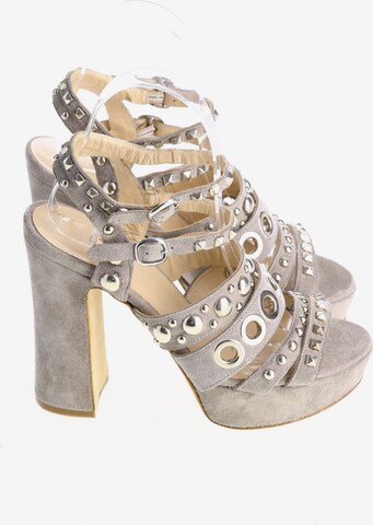 JFK Sandals & High-Heeled Sandals in 36 in Grey