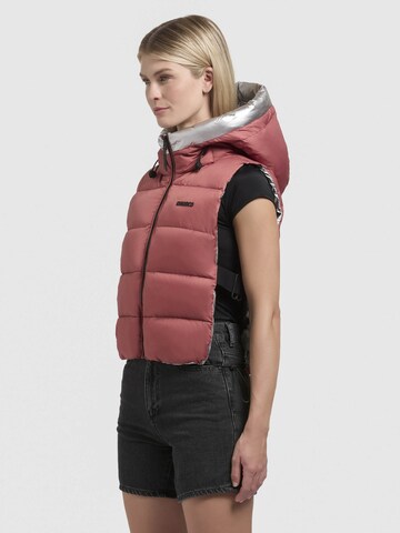 Gilet 'Rina' khujo en rouge