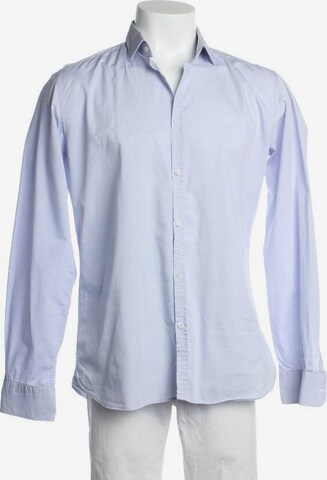 Aglini Button Up Shirt in S in Grey: front