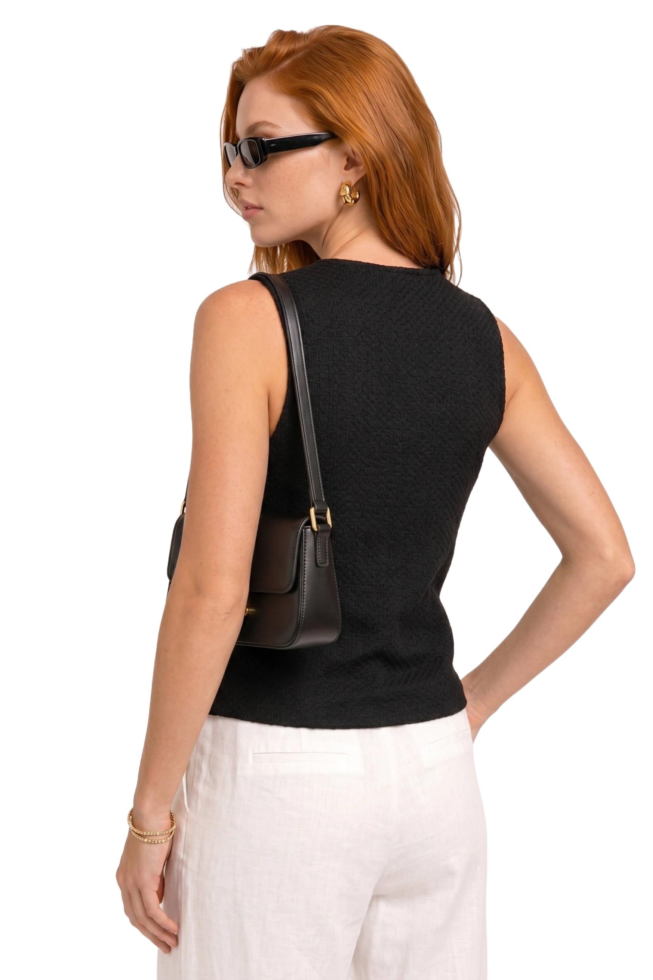 No Matter What Vest in Black
