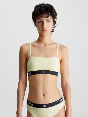 Calvin Klein Underwear Bralette Bra in Beige: front