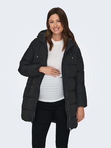 Only Maternity - Abrigo de invierno 'OLMDOLLY' en negro: frente