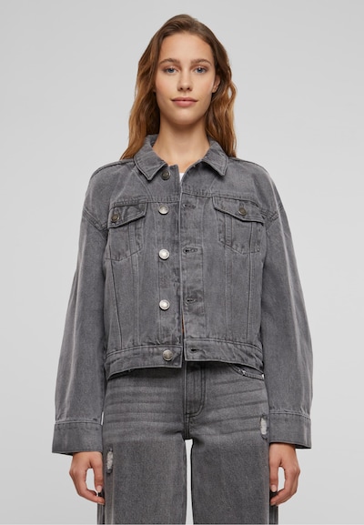 Urban Classics Veste mi-saison en gris denim, Vue avec produit
