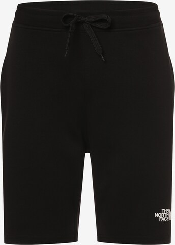 THE NORTH FACE Regular Workout Pants in Black: front