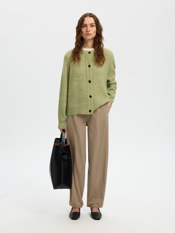 SELECTED Cardigan 'SLFLULU' i grøn