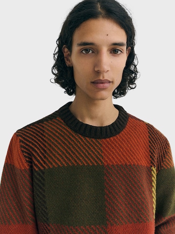 Thinking MU Sweater 'Khem' in Brown