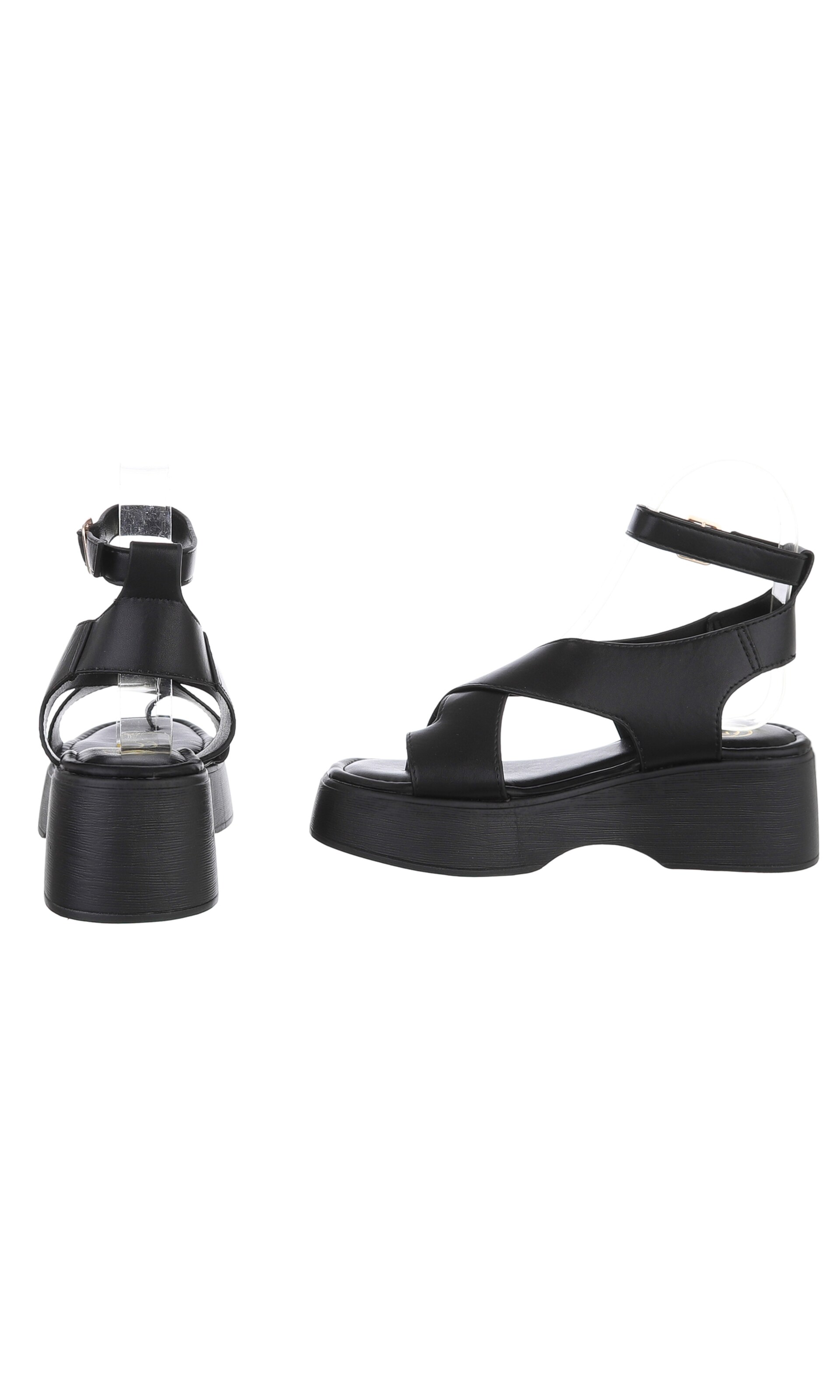 Ital-Design Sandale in Schwarz