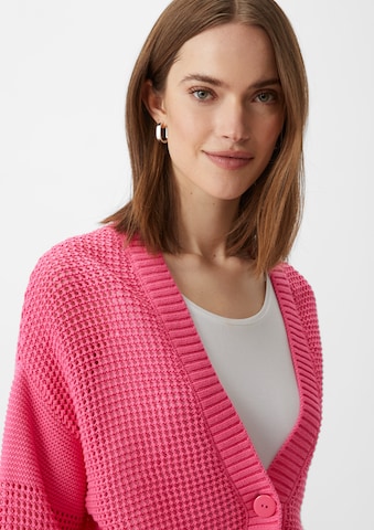 comma casual identity Gebreid vest in Roze