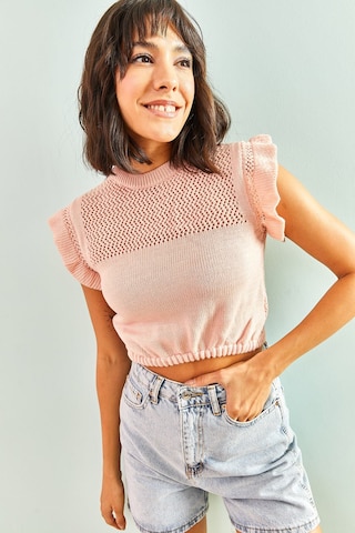 Bianco Lucci Sweater in Pink