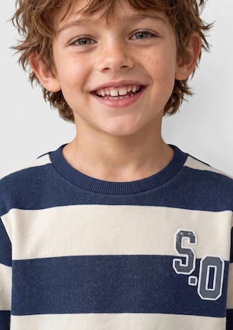 s.Oliver Sweatshirt in Blauw: voorkant