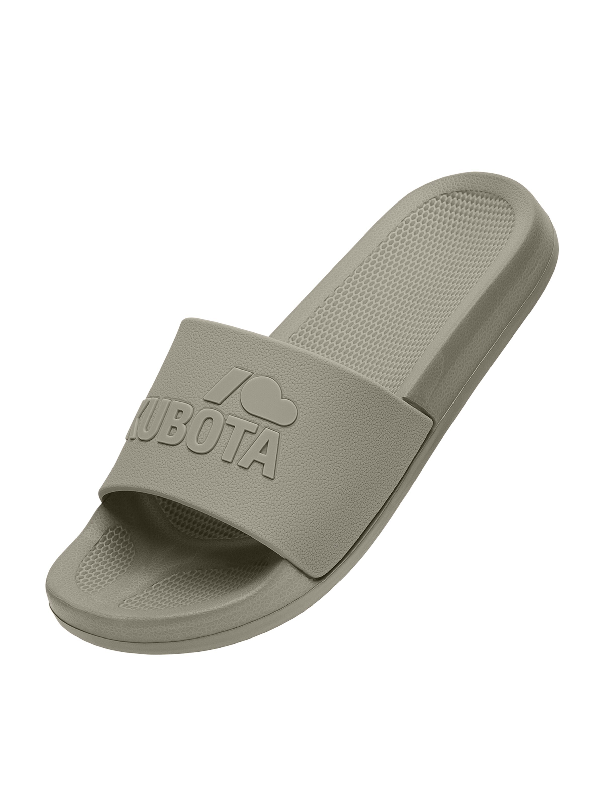 Scarpe da spiaggia / da bagno 'Kubota Women's Slip-On Light Green Basic Plain Pool Slides' di Kubota in beige
