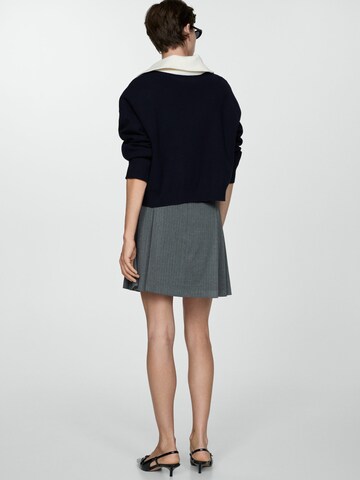 MANGO Skirt 'GRUNGE' in Grey