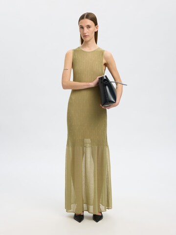 Robe SELECTED en vert