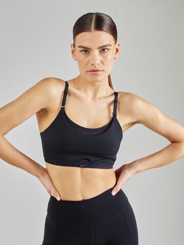 NIKE Bustier Sport bh 'ALATE' in Zwart