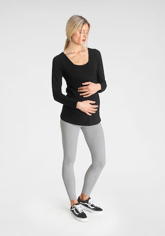 Neun Monate Skinny Leggings in Grau