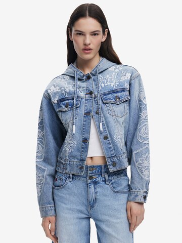 Giacca di mezza stagione di Desigual in blu: frontale