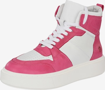 Apple of Eden High-Top Sneakers 'SOFIA' in Pink: front