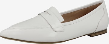 CAPRICE Ballet Flats in White: front