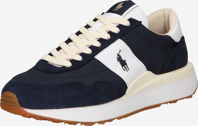 Polo Ralph Lauren Platform trainers in Cream / Dark blue / White, Item view