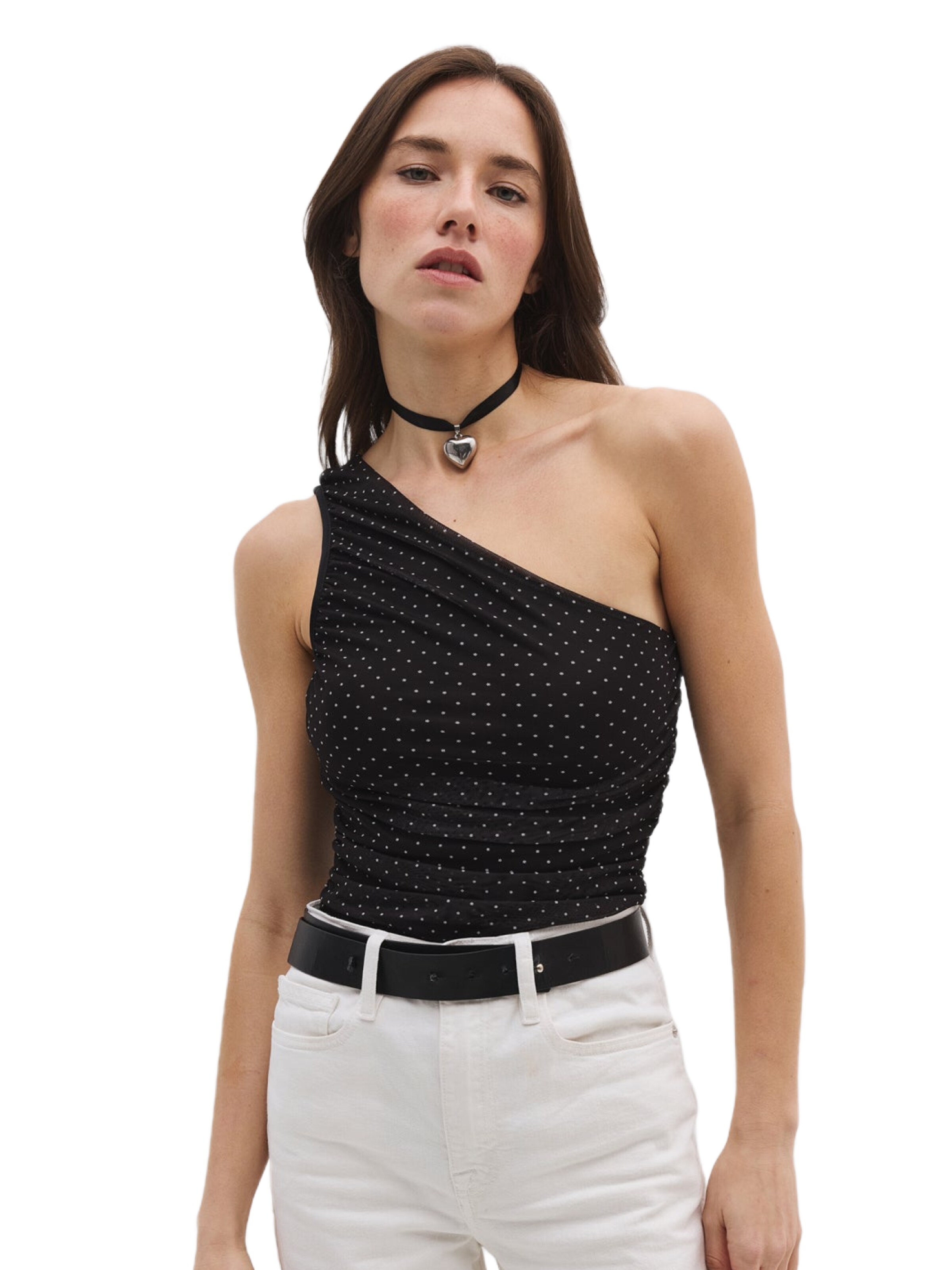 No Matter What Shirt body in Zwart: voorkant