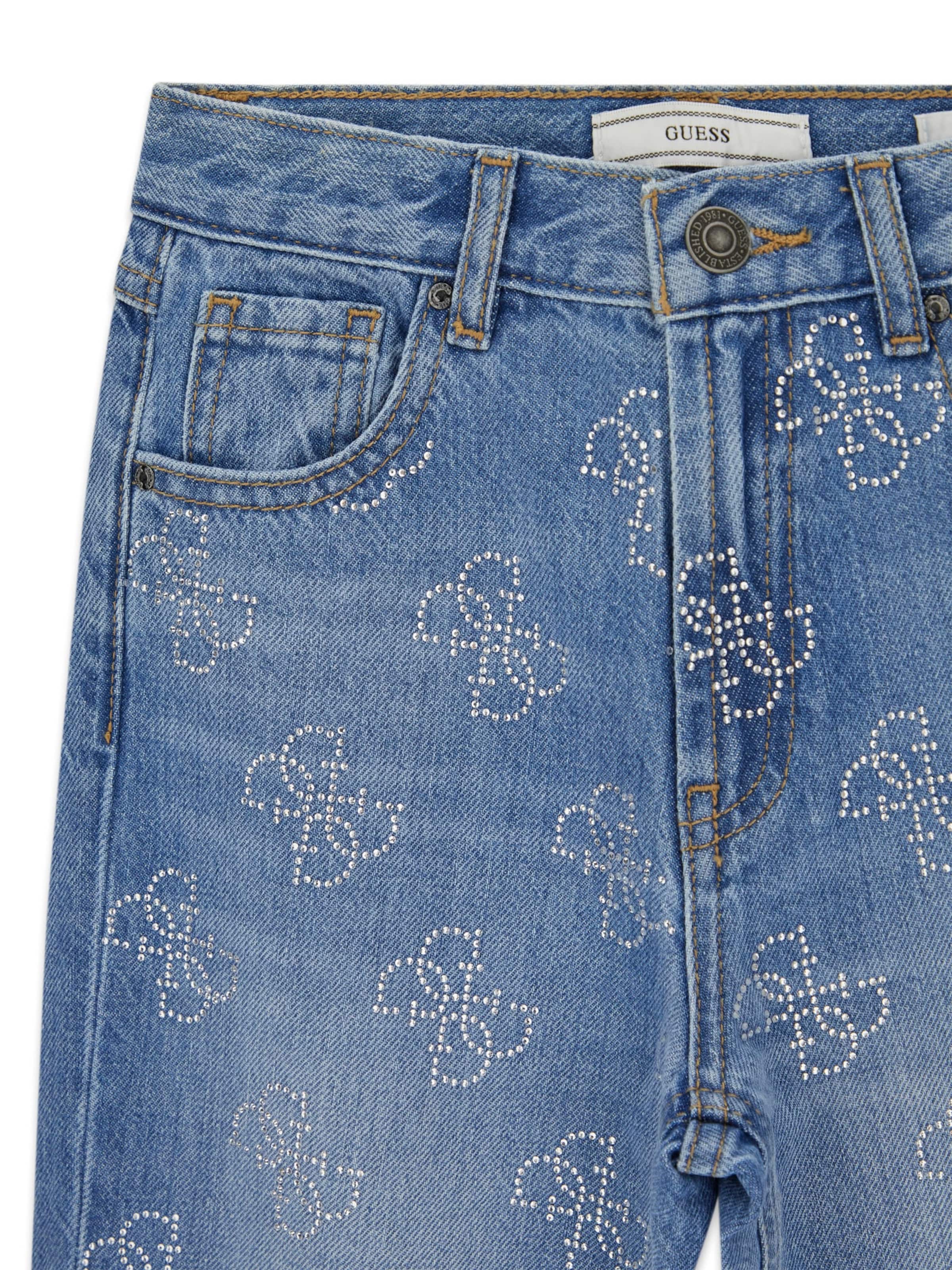 GUESS Широкий Джинсы 'RIGID' в Синий