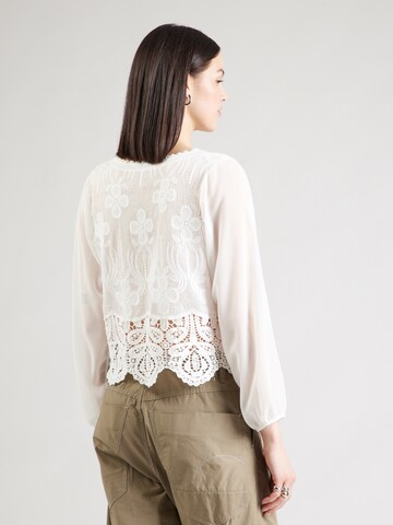 Hailys Blouse 'Al44mina' in White