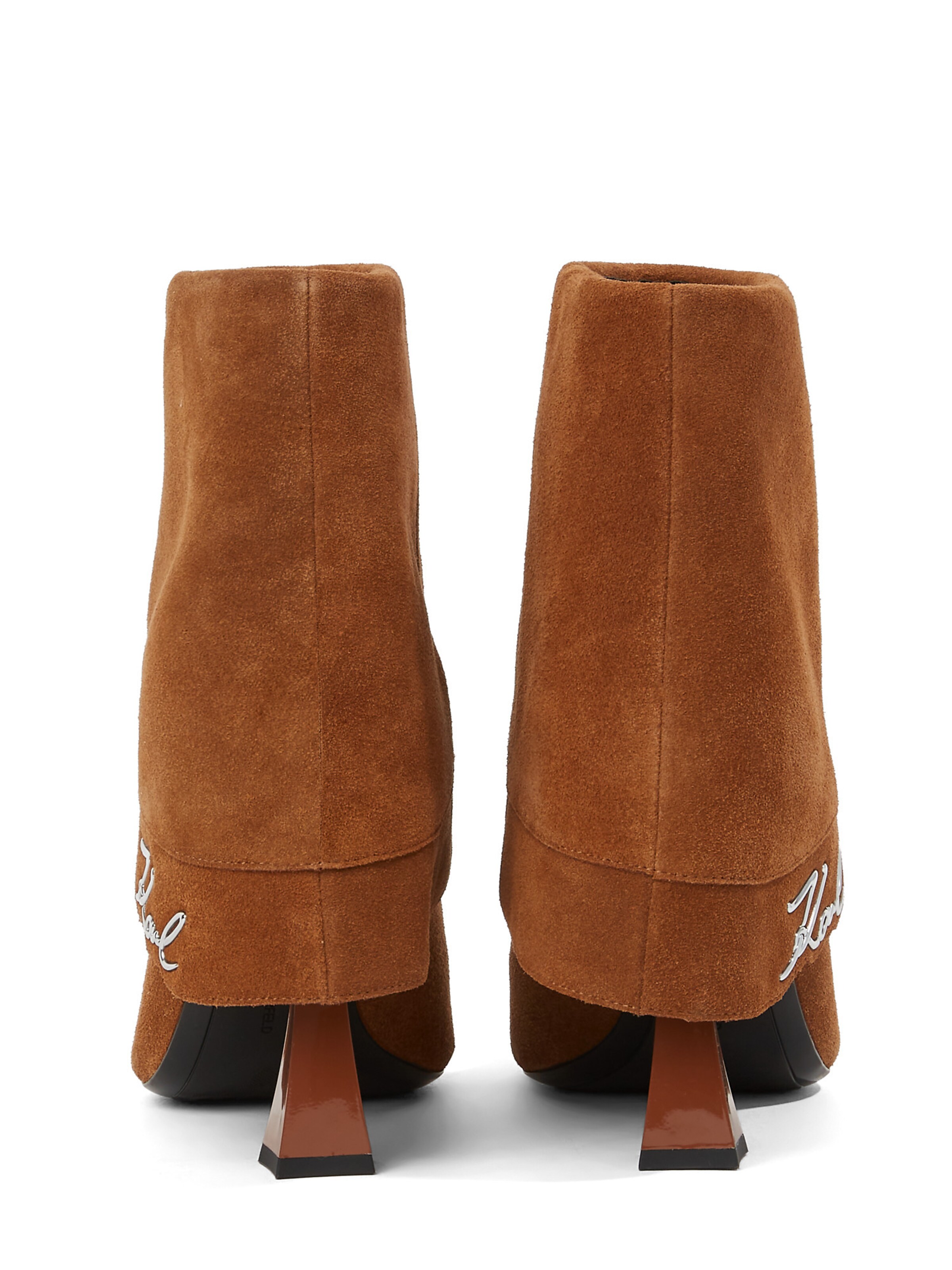 Karl Lagerfeld Μποτάκι σε καφέ