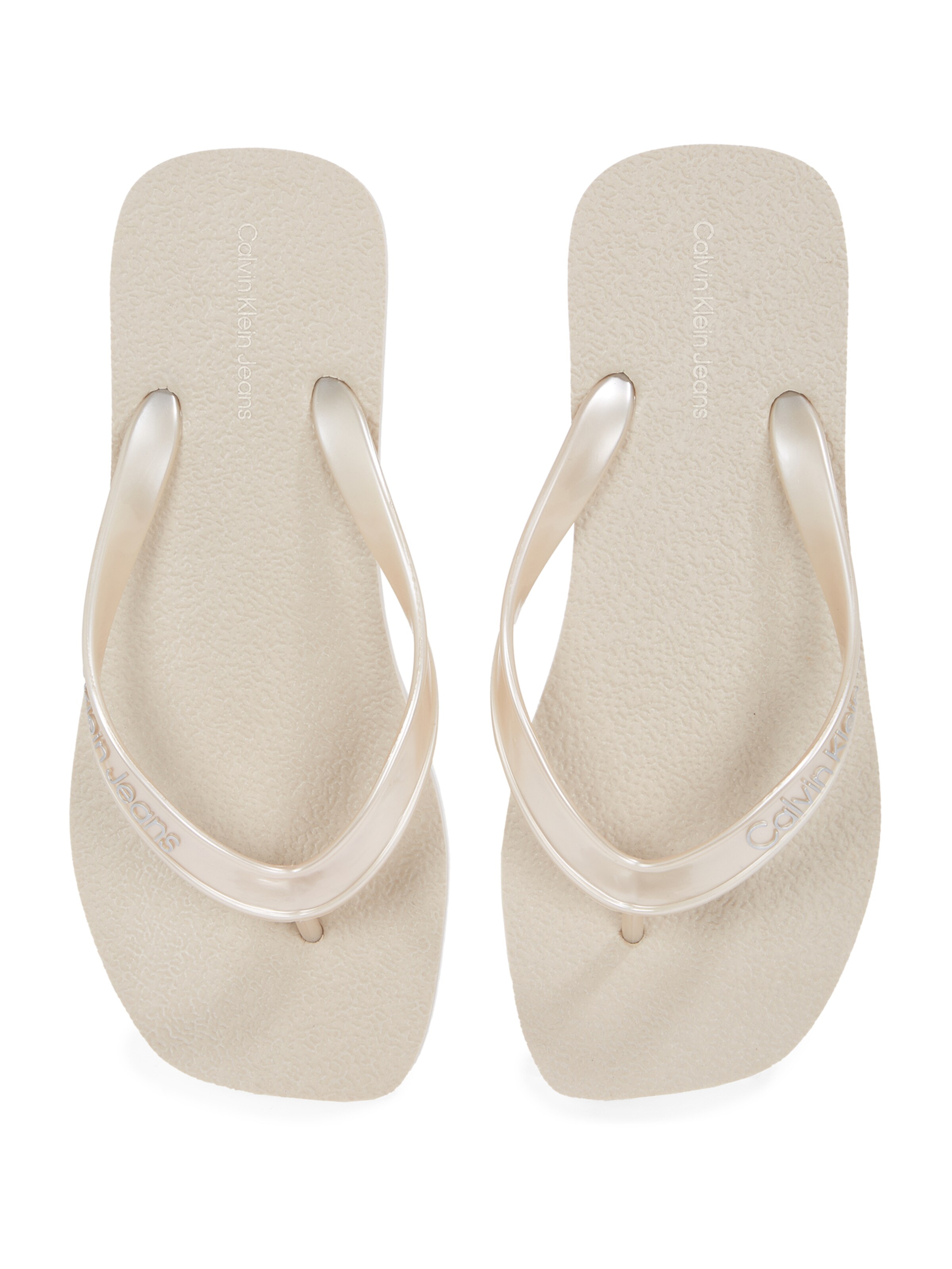 balts Calvin Klein Iešļūcenes ar pirkstu atdalītāju