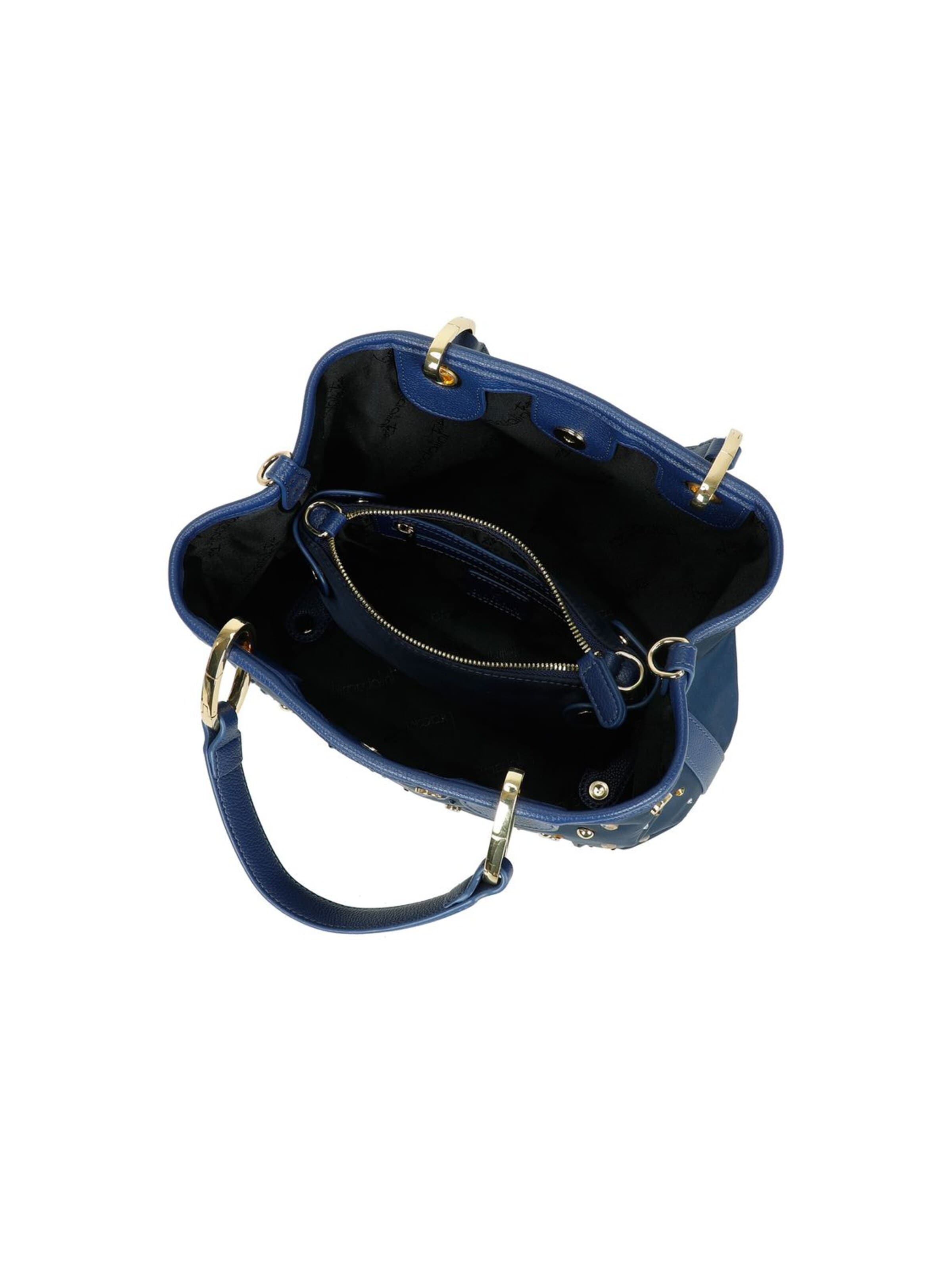 Borsa a mano 'Beth Strass' di Braccialini in blu
