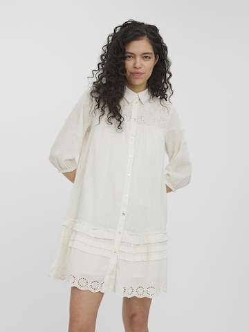 VERO MODA Jurk in Wit: voorkant