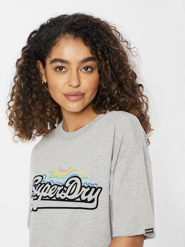 Superdry Футболка в Серый