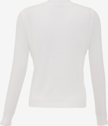 Pull-over caneva en blanc