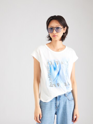 T-shirt GERRY WEBER en blanc : devant