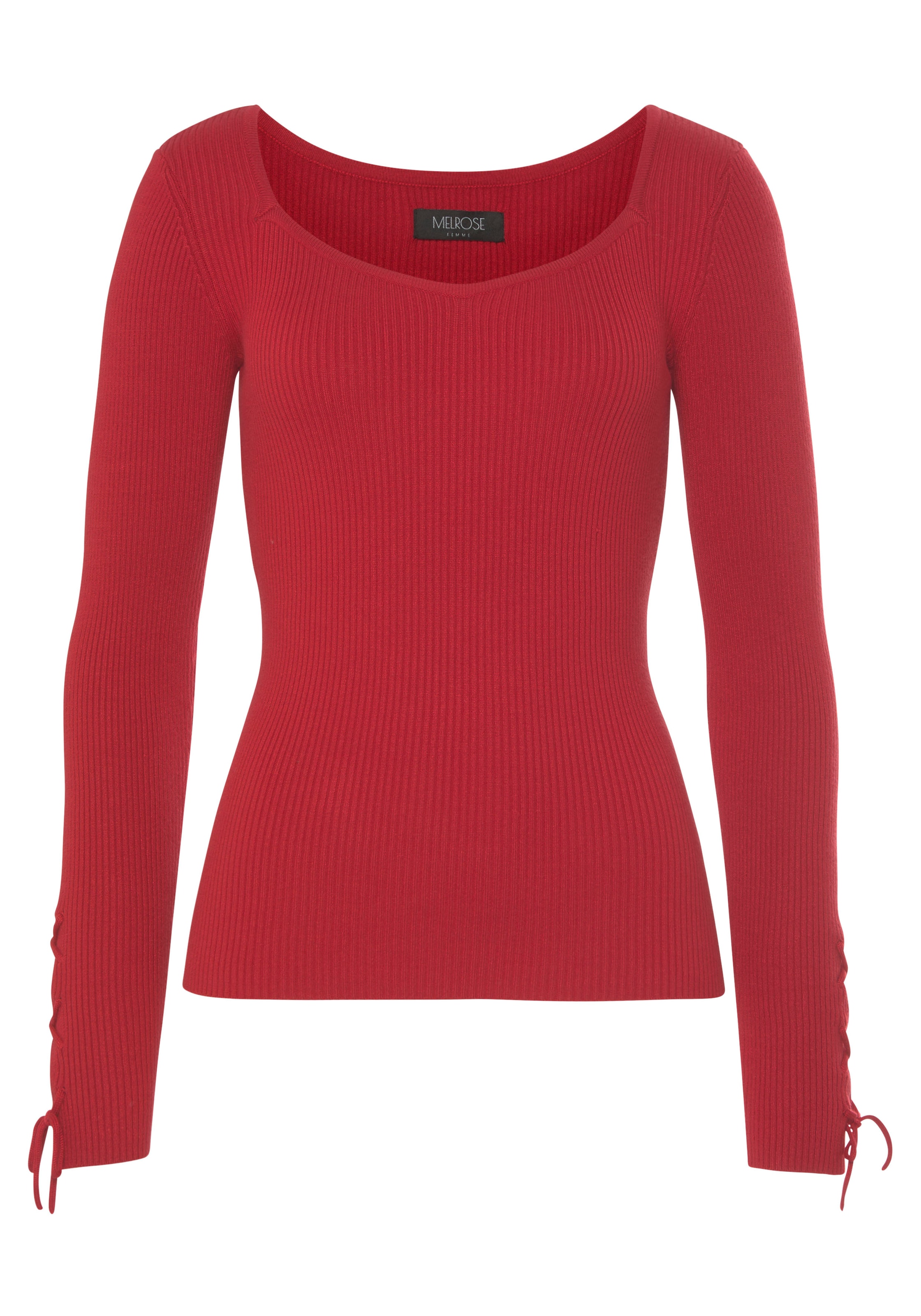 MELROSE Pullover in Rot: Vorderseite