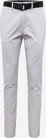 Calvin Klein Chino Pants in Grey: front