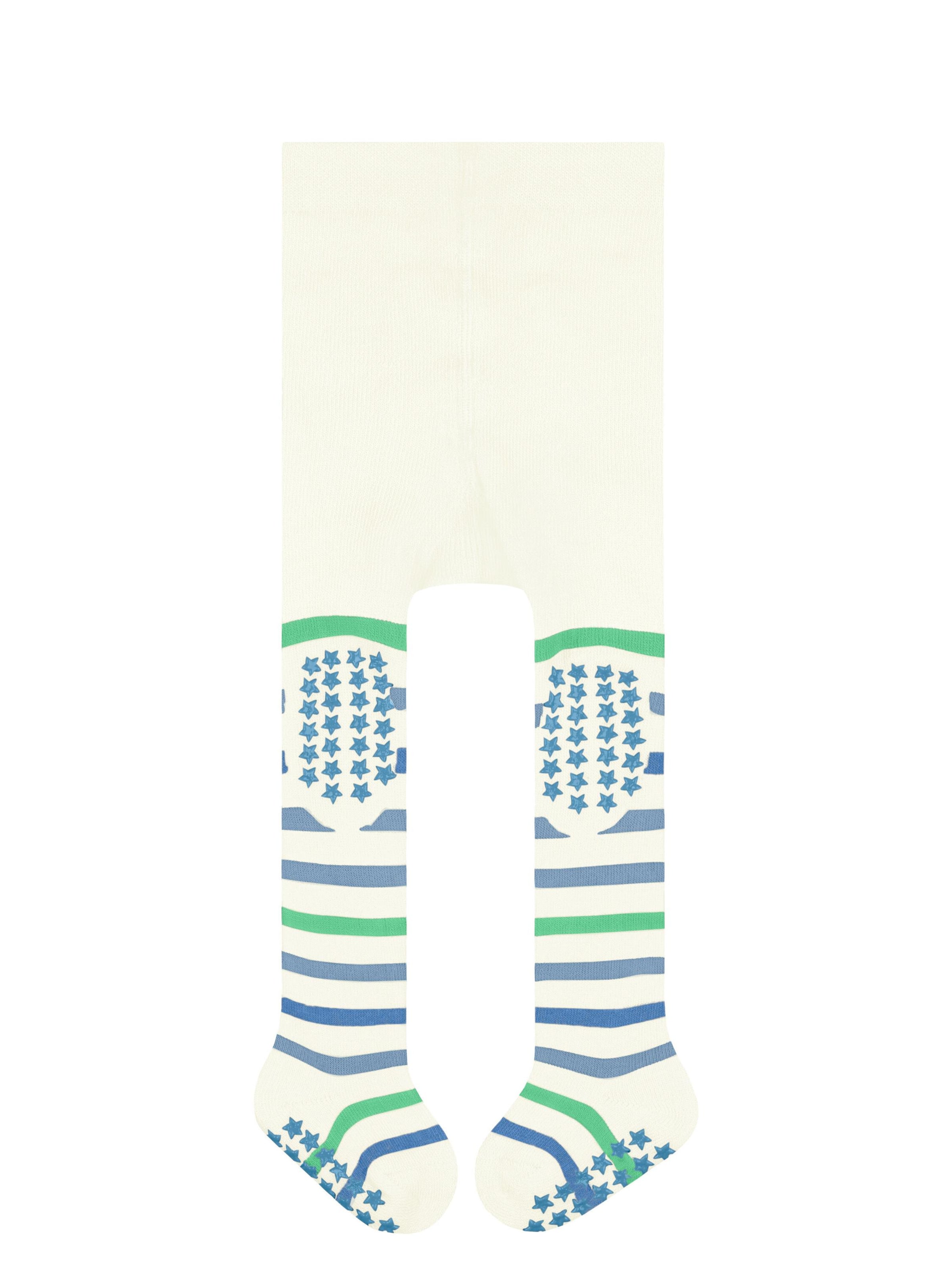 FALKE Tights 'Multi Stripe' in White: front