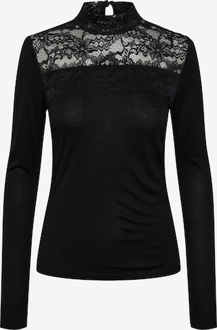 PIECES Shirt 'MOLLY' in Schwarz: predná strana