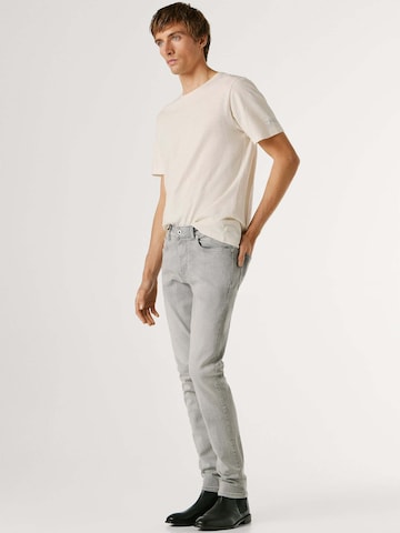 Coupe slim Jean 'FINSBURY' Pepe Jeans en gris