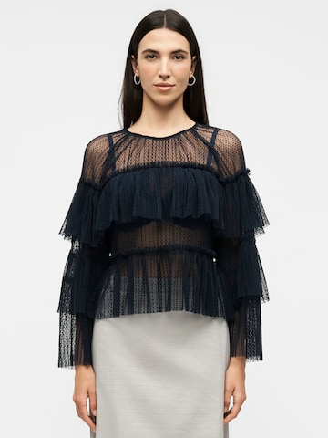 Munthe Blouse 'NARIA' in Blauw: voorkant